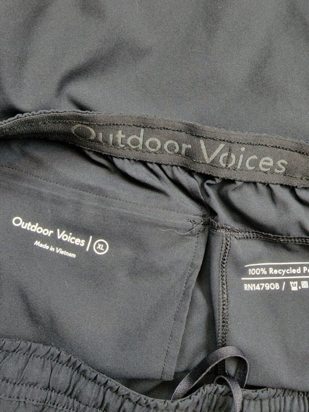 Outdoor Voices Men’s Nylon Performance Stretch Jogger Pants Drawstring Size XL - Picture 8 of 8